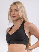 Top Cropped Nadador Fitness Feminino Suplex Básico