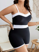 Maiô de Esportes/Hidroginástica Plus Size Raven