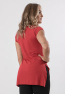 Blusa Feminina Sobre Legging  Fitness Manga Curta