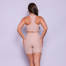 Conjunto Short e Top Nadador Beige Flow