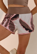 Shorts duplo estampado com bolsos Solare