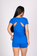Camiseta Borboleta Soft Royal