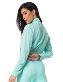 Jaqueta Fitness Fie Verde