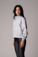 Jaqueta Corta-Vento Feminina Cinza Pulse