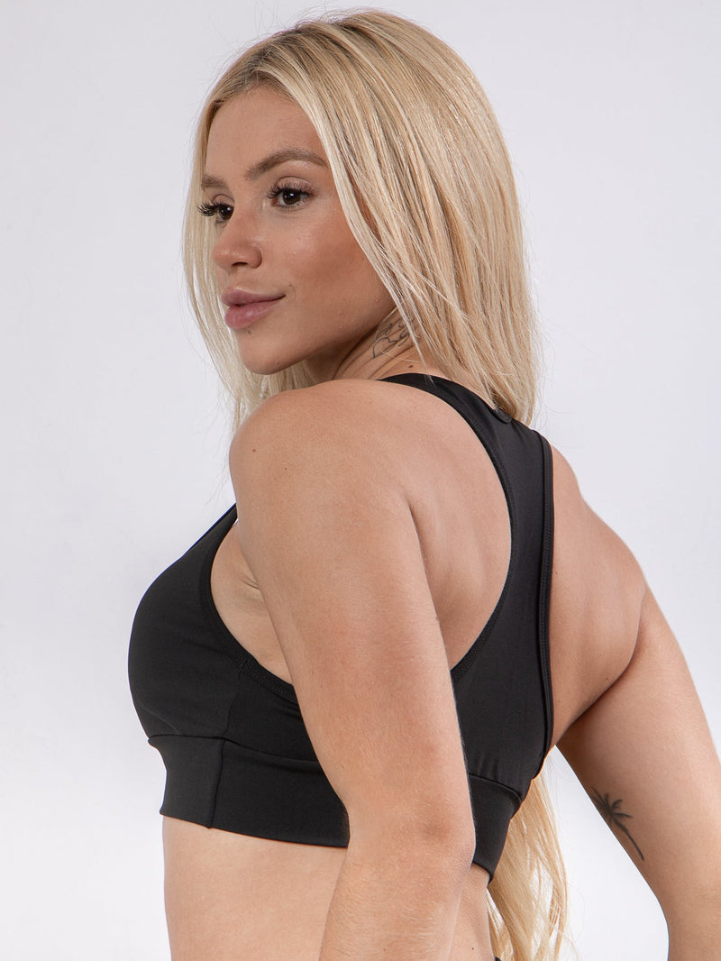 Top Cropped Nadador Fitness Feminino Suplex Básico