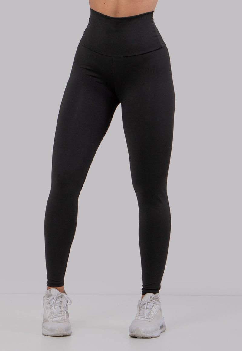 Calça Legging Básica  Feminina Fitness Cintura Alta Suplex