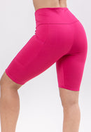 Bermuda Fitness Feminina Legging Biker Ciclista Com Bolso