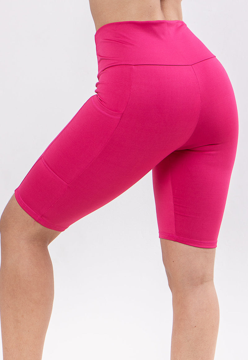 Bermuda Fitness Feminina Legging Biker Ciclista Com Bolso