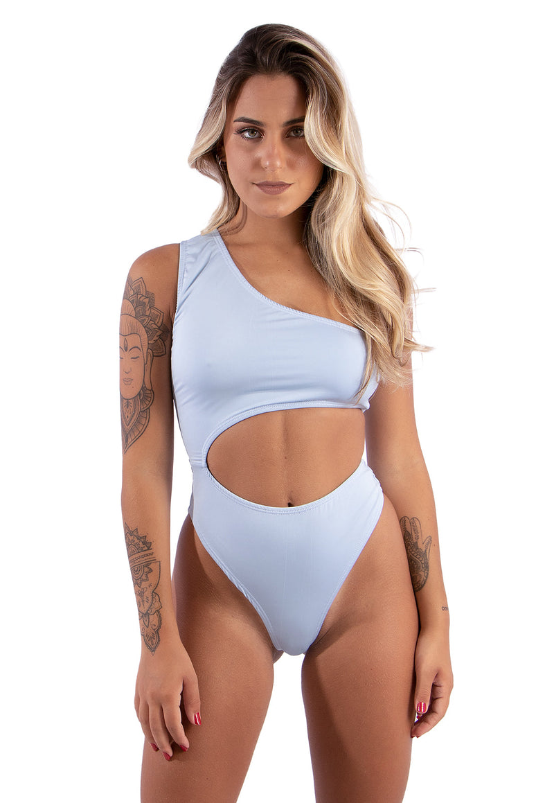 Maiô Body Mula Manca Recorte Um Ombro Só