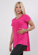 Blusa Feminina Sobre Legging  Fitness Manga Curta