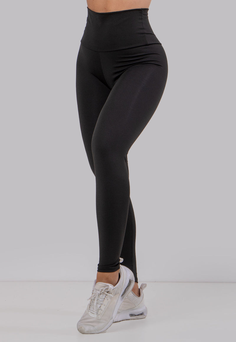Calça Legging Básica  Feminina Fitness Cintura Alta Suplex