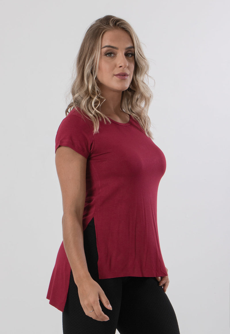 Blusa Feminina Sobre Legging  Fitness Manga Curta