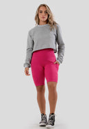 Bermuda Fitness Feminina Legging Biker Ciclista Com Bolso