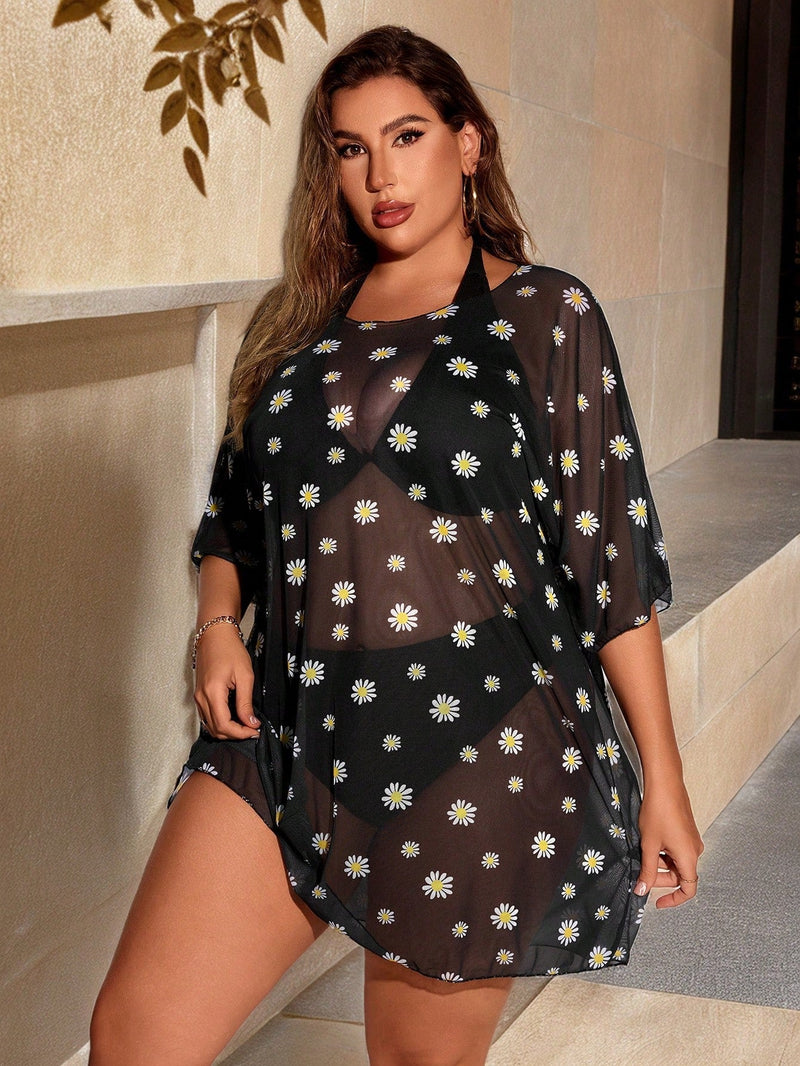 Saída de Praia Plus Size Margarida